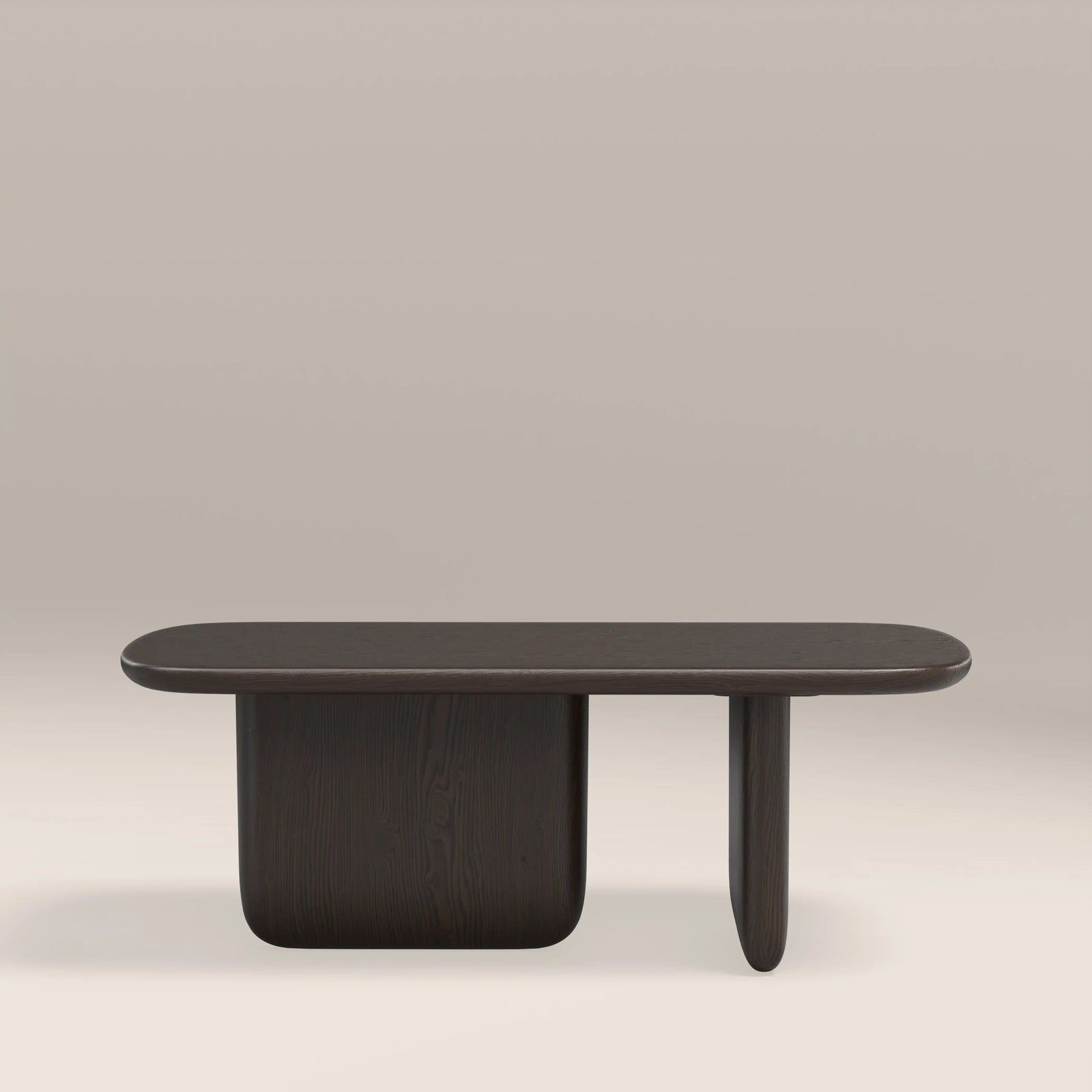 Aliza Rectangle Wooden Coffee Table | Dark Walnut