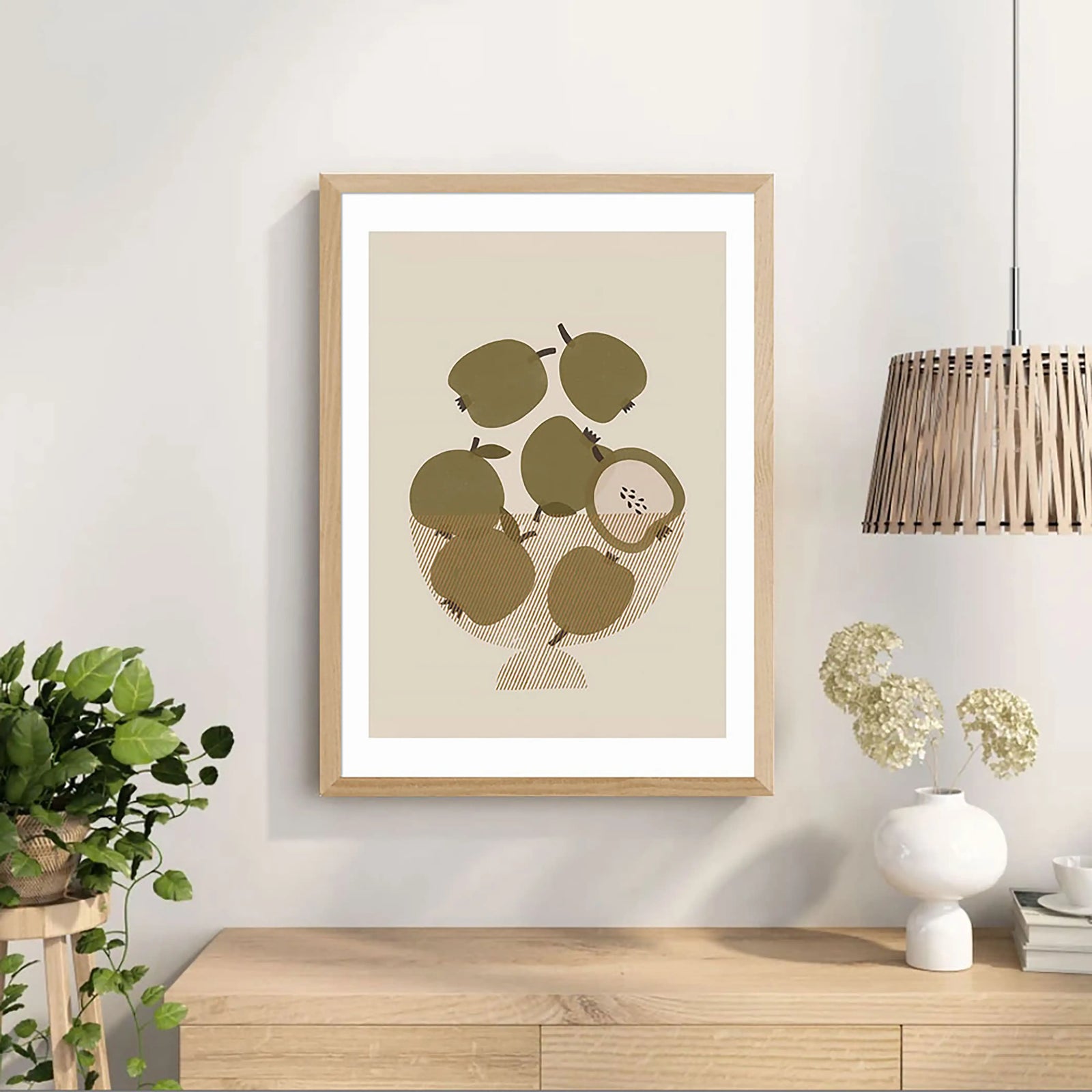 An Apple A Day Bowl Graphic Print