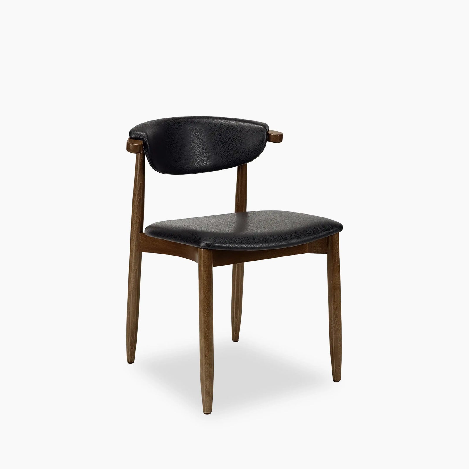 Emrik Wooden Dining Chair | Upholstered Seat & Upholstered Backrest