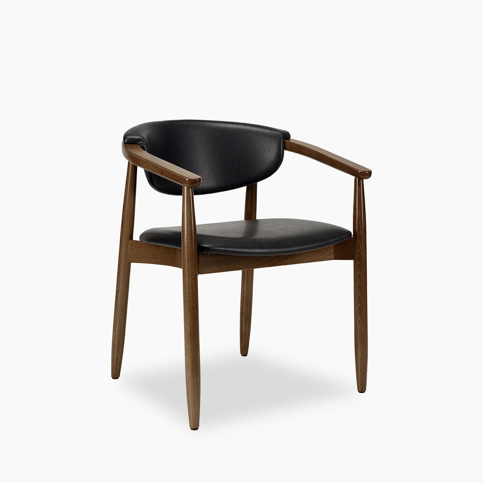 Emrik Wooden Carver Dining Chair | Upholstered Seat & Upholstered Backrest