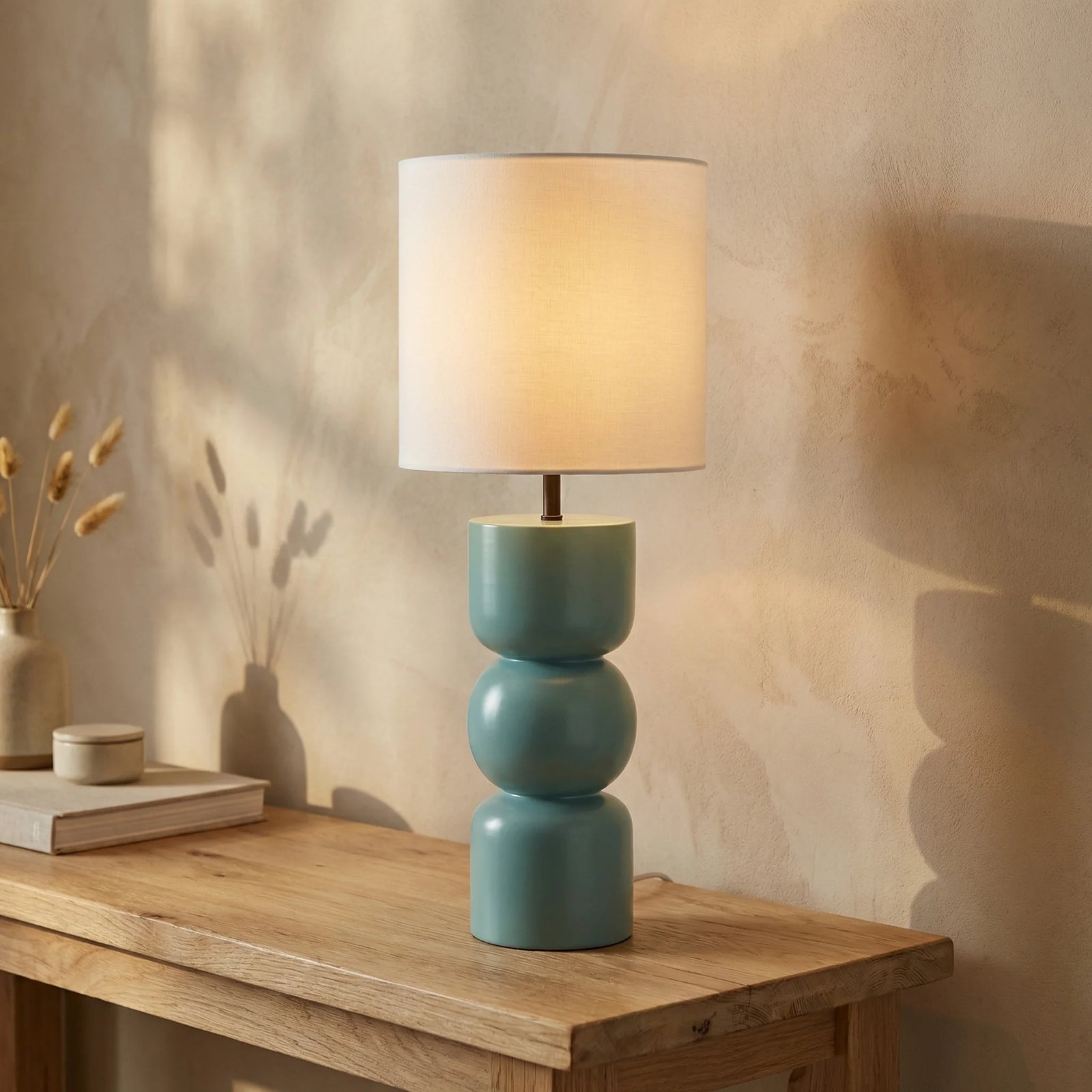 Bella Table Lamp | High Gloss Sky Blue