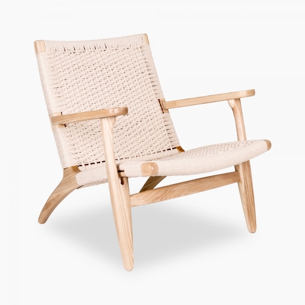 Natural wood hotsell accent chair
