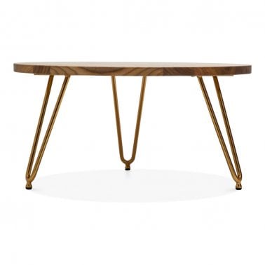 White and online gold hairpin desk