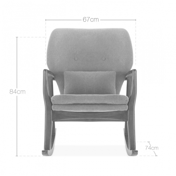 Adairs baby hampton shop rocking chair grey