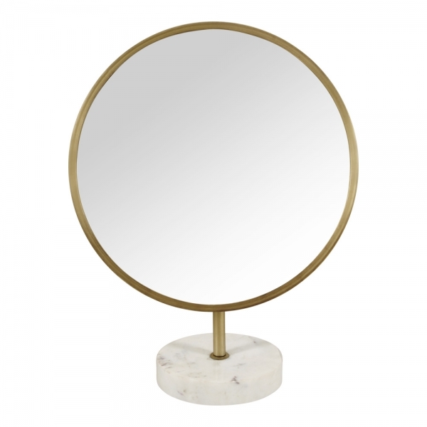 White round on sale dressing table mirror