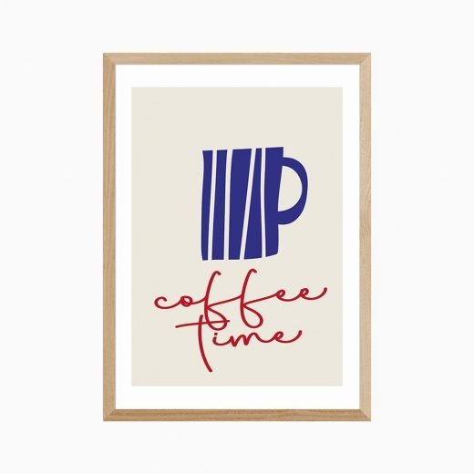 It's Time For Coffee, Graphic Print