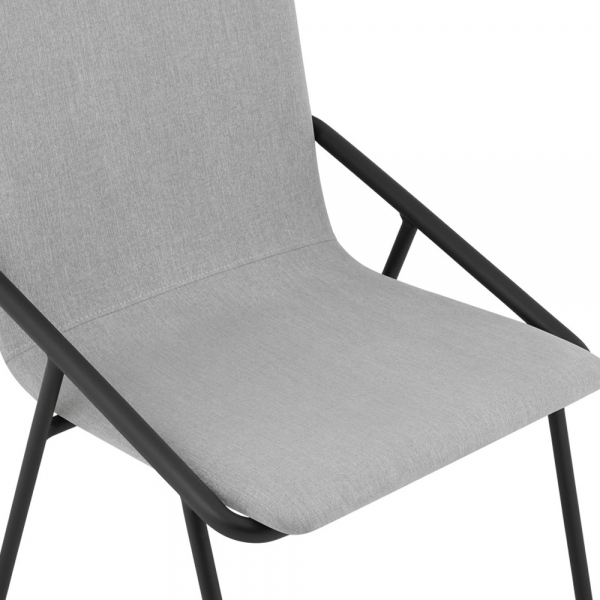 Grey sling chair discount